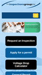 Mobile Screenshot of inspectionsgroup.com